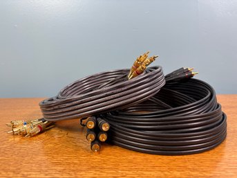 2 Pairs 10ft High Quality A/V Cables