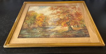 Framed Artwork By Georg Tilz