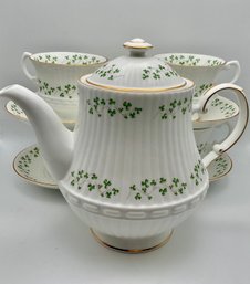 Royal Tara Fine Bone China 'Shamrock' Tea Set