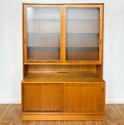 A Gorgeous Danish Modern Teak China Cabinet By Hundevad
