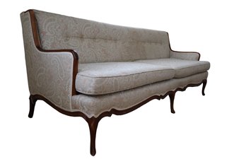 French Provincial Style Tufted Sofa
