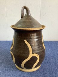 Signed Pottery Jar
