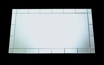 West Elm Block Tile Framed Mirror