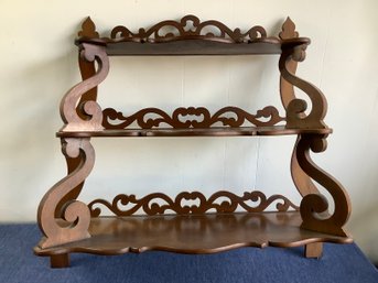 Vintage 3 Tier Wall Shelf
