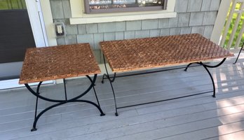 2 Outdoor Folding Tables