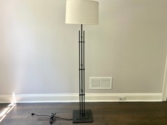 A 58 Inch Wrought Iron Standing Lamp