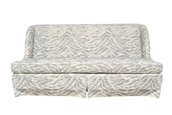 Gabby Bellvue Bluish Grey Sofa With Matching Pillows