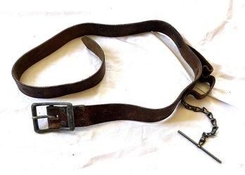 Vintage Original Leather Rifle Sling Belt