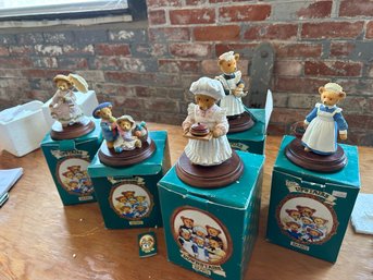 Group Of Upstairs  - Downstairs Bears In Boxes