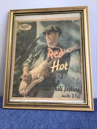 The Register Citizen Aug 1997 Red Hot Blues Cover Framed
