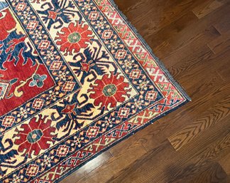 Luxurious Room Size Tribal Persian Kazak Style Rug