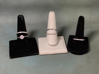 Mixed Sterling Silver Rings Lot #5