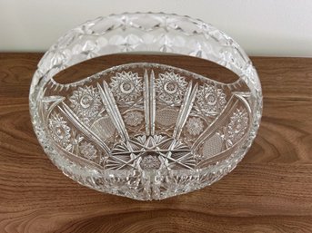 Cut Crystal Basket