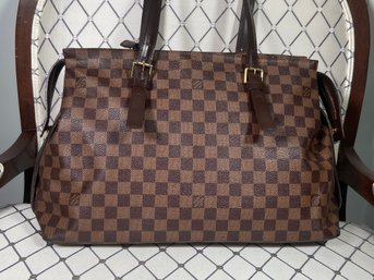 Incredible Authentic LOUIS VUITTON Chelsea Purse In Ebene Damier - Beautiful Hard To Find Bag - So Nice !
