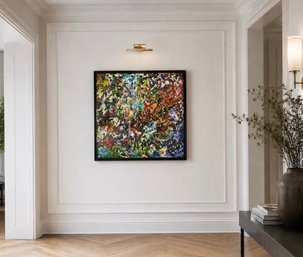 Circa 1960 German Contemporary Abstract Painting