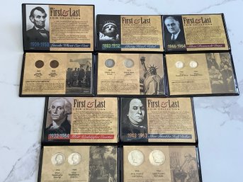 First And Last Coin Collection Sets - Lincoln-liberty-Roosevelt-Washington-Franklin Lot #183