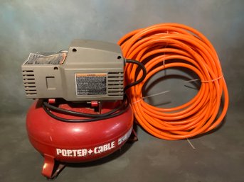 Porter Cable Compressor And 100 Foot Hose