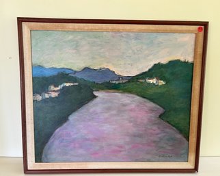 Oil On Canvas By Lisa Krauss Rock