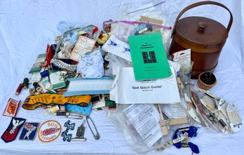 Large Lot Of Vintage Sewing Related Items