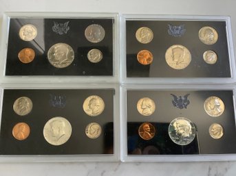 Lot Of 4 - U.S. Mint Proof Sets 1969-1972  #192