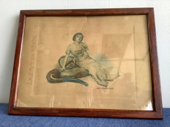 James Montgomery Flacc 'what More Do You Want?' Framed Print