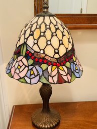 Petite Floral Stained Glass Accent Lamp