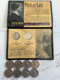 First And Last Coin Collection Set - Susan B. Anthony Dollar #201