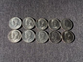 Group Of Kennedy Half Dollar Coins
