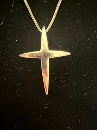Sterling Silver Cross And Chain