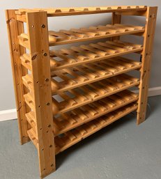 Wooden Wine Rack Organizer