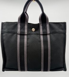 Hermes Fourre Tout Classic Canvas Tote