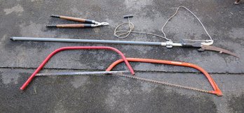 Tree Pruning Saw, 2 Bow Saws And Loppers - It's Time To Prune The Trees