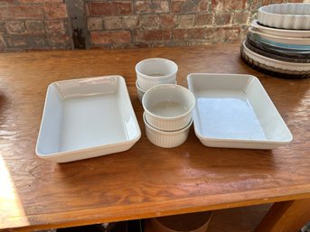 4 Dansk Ramakins & Two Small Casserole Dishes