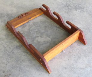A Small Pine Gun Rack