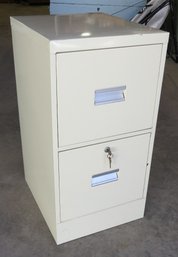 Two Drawer Steel Filing Cabinet With Keys - It's Tax Time!