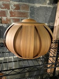 MCM Hans-agne Jakobsson Wooden  Ceiling Lamp Shade