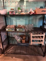 Contents Of Storage Rack - DOES NOT Include Shelving