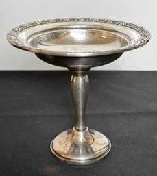 Sterling Silver Weighted Compote By Alvin