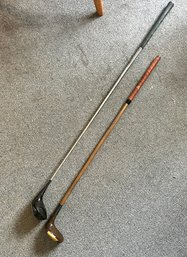 Two Golf Clubs By Hagan And Samkin