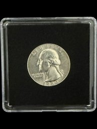1964-D UNC Washington Silver Quarter
