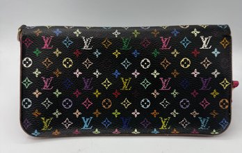 Louis Vuitton Monogram Multicolor Insolite Wallet In Black