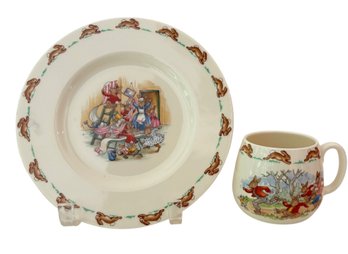 Royal Doulton 'Bunnykins' Two-Piece Childs Dinnerware Set