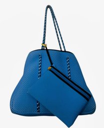 ANNABEL INGALL STORMY BLUE BASIC SET - EVERYDAY TOTE AND POUCH
