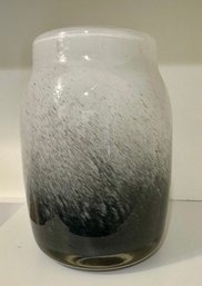 A Vintage Hand Blown Possibly Nuutajrvi Finland Vulcano Art Glass Vase