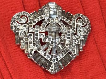 Bette Davis' Vintage Art Deco Brooch/Dress Clip-See Desc And All Photos