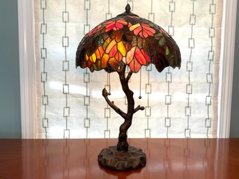 A Stained Glass Style Table Lamp