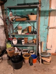 Gardening Supplies-shelving And Contents