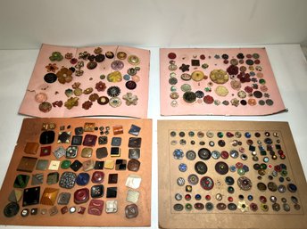 Multicolor Collection Of Vintage Buttons