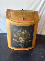 19th-century Toleware Bin