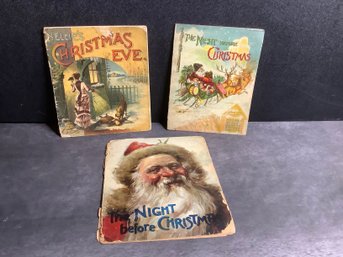 3 Vintage Christmas Books